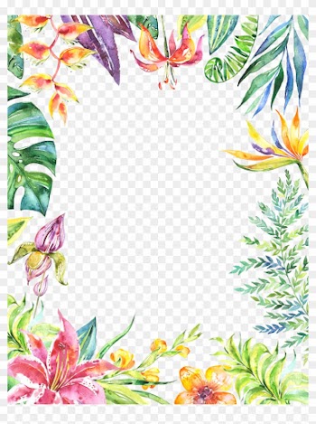 Watercolor Painting Floral Design Art - Watercolor Floral Background Png