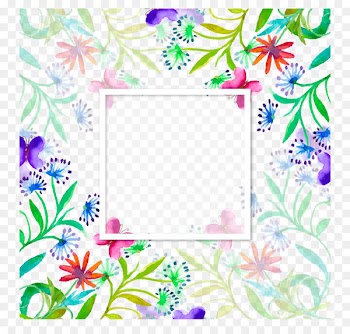 Watercolor painting Floral design Download - Wedding invitation Cover 