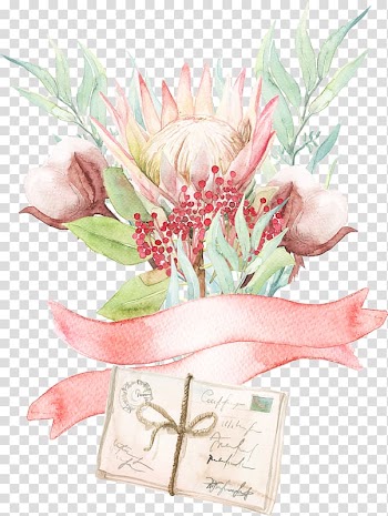 Watercolor painting Floral design Flower, watercolour flower transparent background PNG clipart