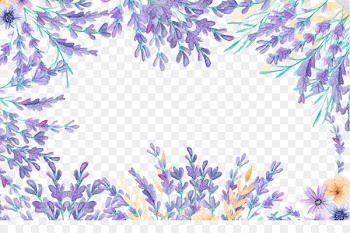 Watercolor painting Flower Designer - Flowers frame decorative patterns 