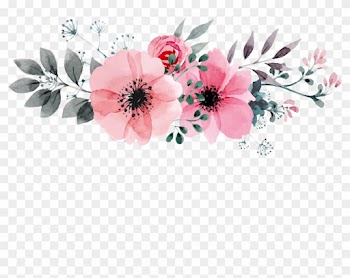 Watercolor Painting Flower Drawing Fl Design Hand Drawn - Happy 50th Birthday: Birthday Party Guest Book [book]