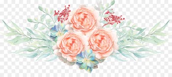 Watercolor painting Flower Illustration - Watercolor flowers 