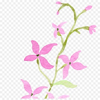 Watercolor painting Flower Purple Image Violet - flower 