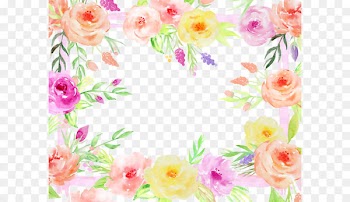 Watercolor painting Flower Rose - Hand-painted watercolor roses decorative elements 