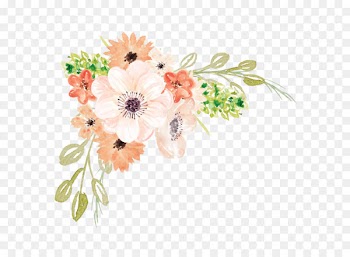 Watercolor painting Flower - Watercolor flowers 
