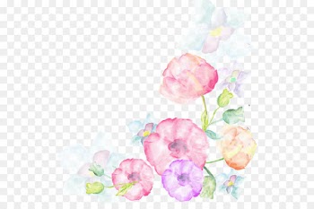 Watercolor painting Flower - Watercolor flowers album 