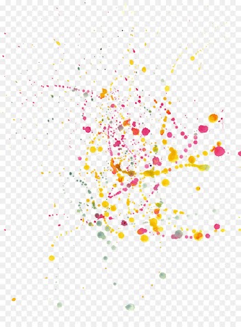 Watercolor painting - Graffiti paint splatter 