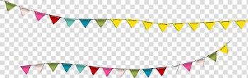 Watercolor painting Graphic design Banner, Cartoon exquisite color pull flag transparent background PNG clipart