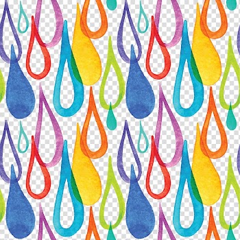 Watercolor painting Graphic design, watercolor drops transparent background PNG clipart
