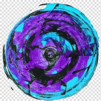 Watercolor painting, Hand-painted decorative circle transparent background PNG clipart