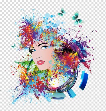 Watercolor painting Illustration, watercolor Avatar transparent background PNG clipart