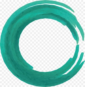 Watercolor painting Ink - Green ring watercolor brush 
