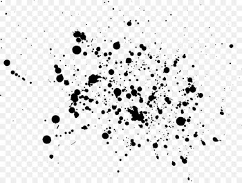Watercolor painting Ink - paint splatter 