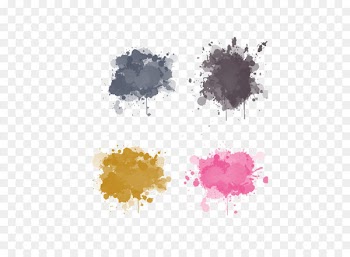 Watercolor painting Ink Splash - Watercolor splash ink strokes 