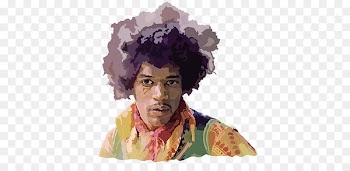 Watercolor painting - Jimi hendrix 