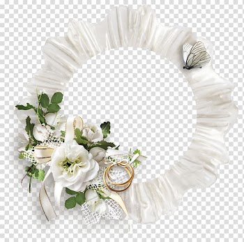 Watercolor painting, Lace Boarder transparent background PNG clipart