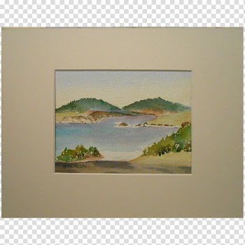 Watercolor painting Landscape Frames, painting transparent background PNG clipart