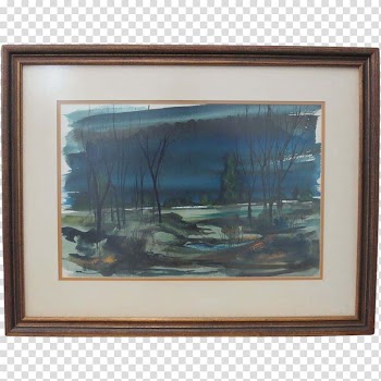 Watercolor painting Landscape painting Abstract art, painting transparent background PNG clipart