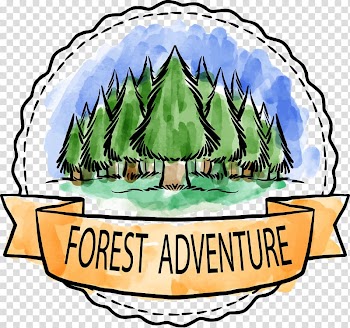 Watercolor painting Logo Icon, Watercolor forest protection icon transparent background PNG clipart