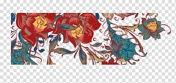 Watercolor painting Motif Illustration, Retro plant transparent background PNG clipart