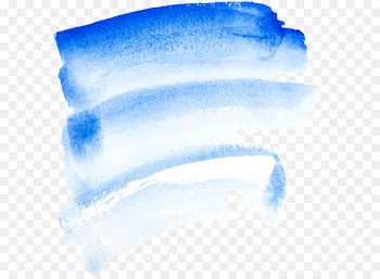 Watercolor painting Paintbrush - Blue watercolor brush graffiti 