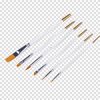 Watercolor painting Paintbrush Oil paint, Set of chalk transparent background PNG clipart