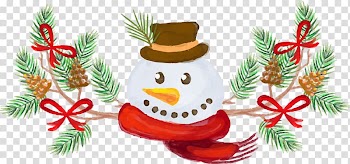 Watercolor painting , painted snowman transparent background PNG clipart