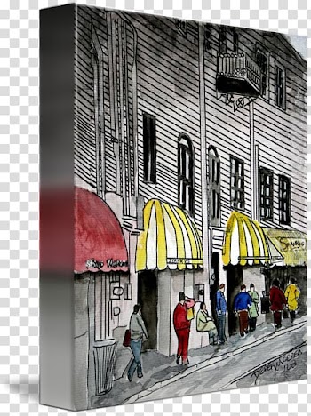Watercolor painting Pens Zazzle Drawing Architecture, watercolor River transparent background PNG clipart