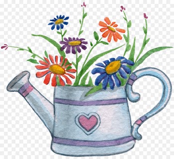 Watercolor painting Photography Clip art - The flowers in the kettle 