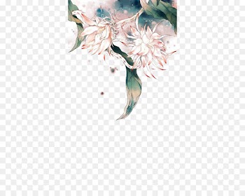 Watercolor painting Pixel Transparency and translucency - Lotus Watercolor Painting 