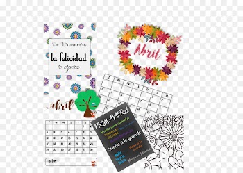 Watercolor painting Portable Network Graphics April Text - abril watercolor 