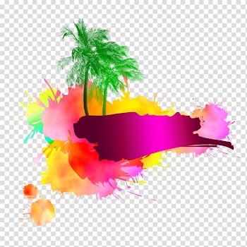 Watercolor painting Poster, Watercolor decoration transparent background PNG clipart