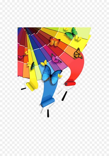 Watercolor painting Primary color - Colorful paint brush effects 
