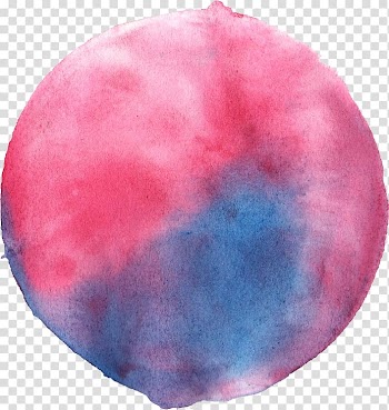 Watercolor painting Purple Abstract art, circle abstract transparent background PNG clipart