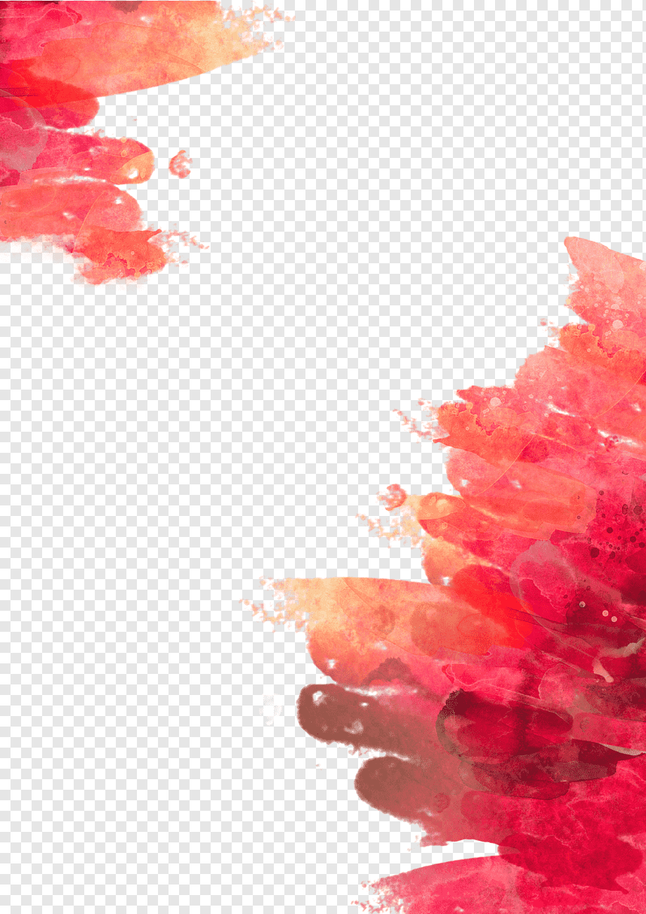 Watercolor painting, Red watercolor painting background, watercolor Leaves, orange, computer Wallpaper png