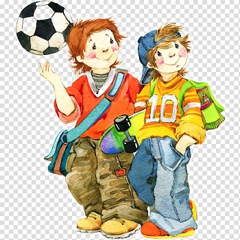 Watercolor painting School Education Illustration, Child painting watercolor cartoon transparent background PNG clipart