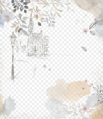 Watercolor painting Shutterstock Drawing - city ​​building 