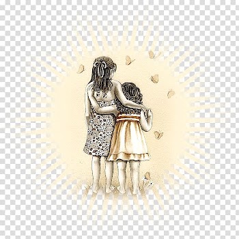 Watercolor painting Sibling Art Love, painting transparent background PNG clipart