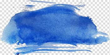 Watercolor painting Sketch, Dark blue watercolor brush transparent background PNG clipart