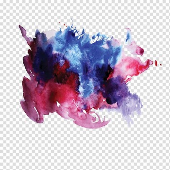 Watercolor painting, smoke transparent background PNG clipart