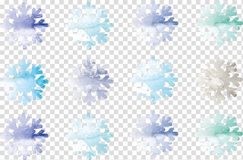 Watercolor painting Snowflake Drawing, Drawing snowflake transparent background PNG clipart