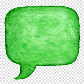 Watercolor painting Speech balloon , painting transparent background PNG clipart