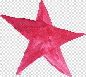 Watercolor painting Star Drawing, water color transparent background PNG clipart