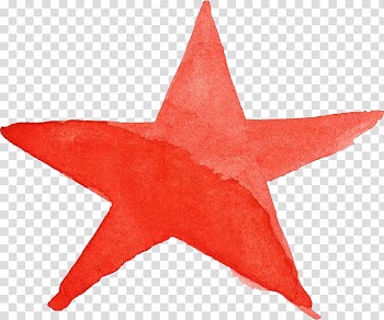 Watercolor painting Star , watercolor star transparent background PNG clipart