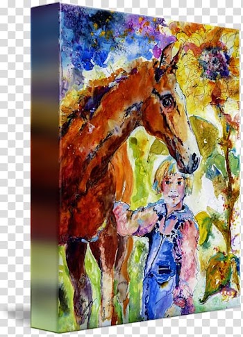 Watercolor painting Taj Mahal Art Canvas print, Watercolor Painting horse transparent background PNG clipart
