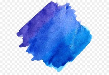 Watercolor painting Texture - Blue smudge vector 
