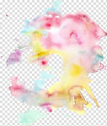 Watercolor painting Texture Drawing, painting transparent background PNG clipart