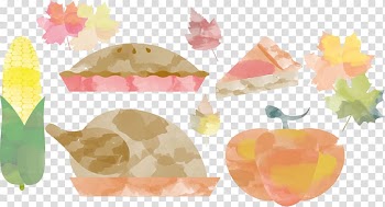 Watercolor painting Thanksgiving, grid painting tools meal support regional color transparent background PNG clipart