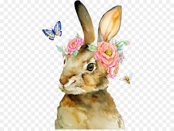 Watercolor painting The Tale of Peter Rabbit - rabbit 