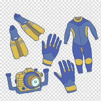 Watercolor painting, underwater camera transparent background PNG clipart